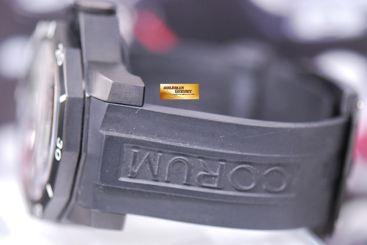 CORUM ADMIRAL’S CUP SEA-DEFENDER 48mm PVD BLACK DEEP HULL 01.0076 (MINT)