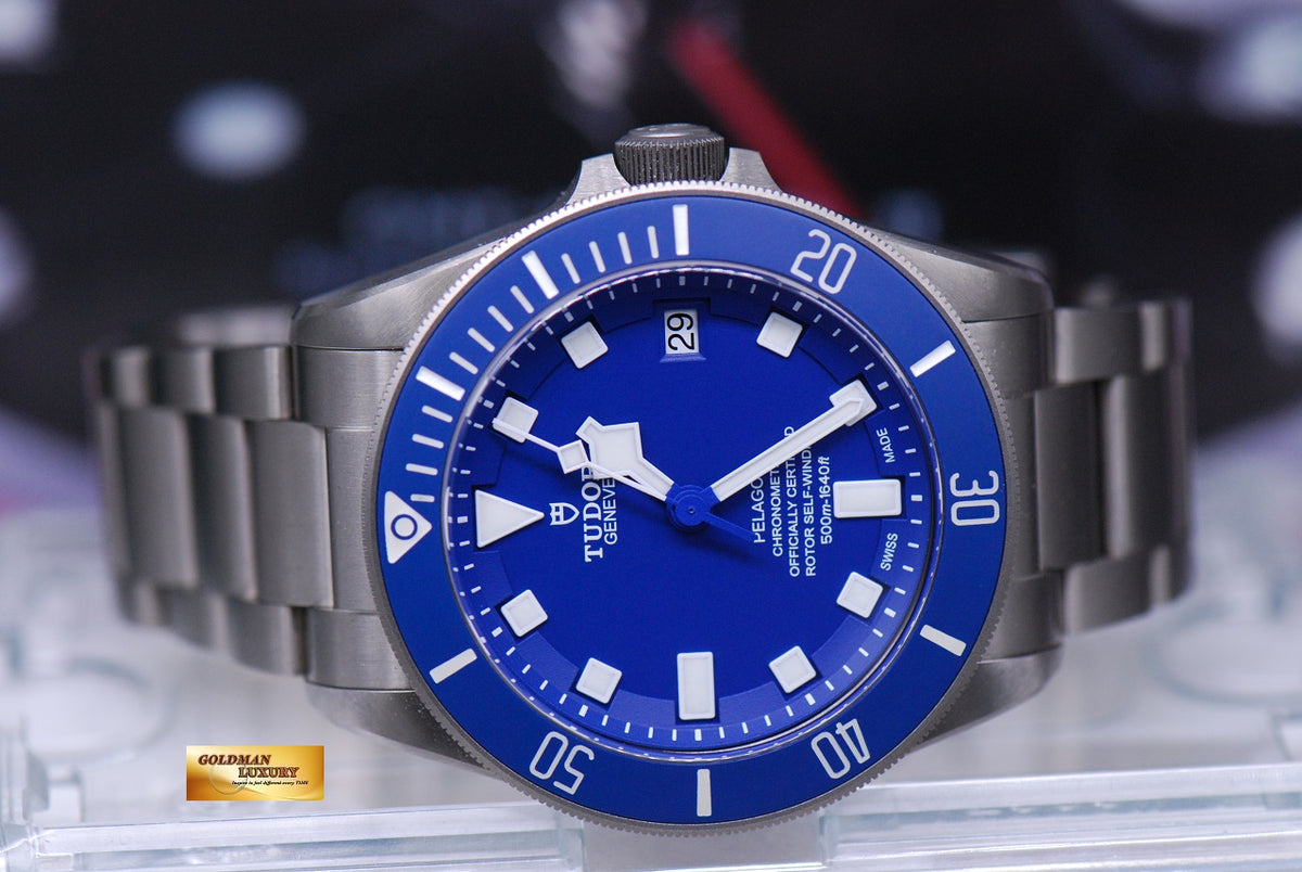 [SOLD] TUDOR PELAGOS TITANIUM 42mm IN-HOUSE MVT AUTOMATIC BLUE 25600T (MINT)