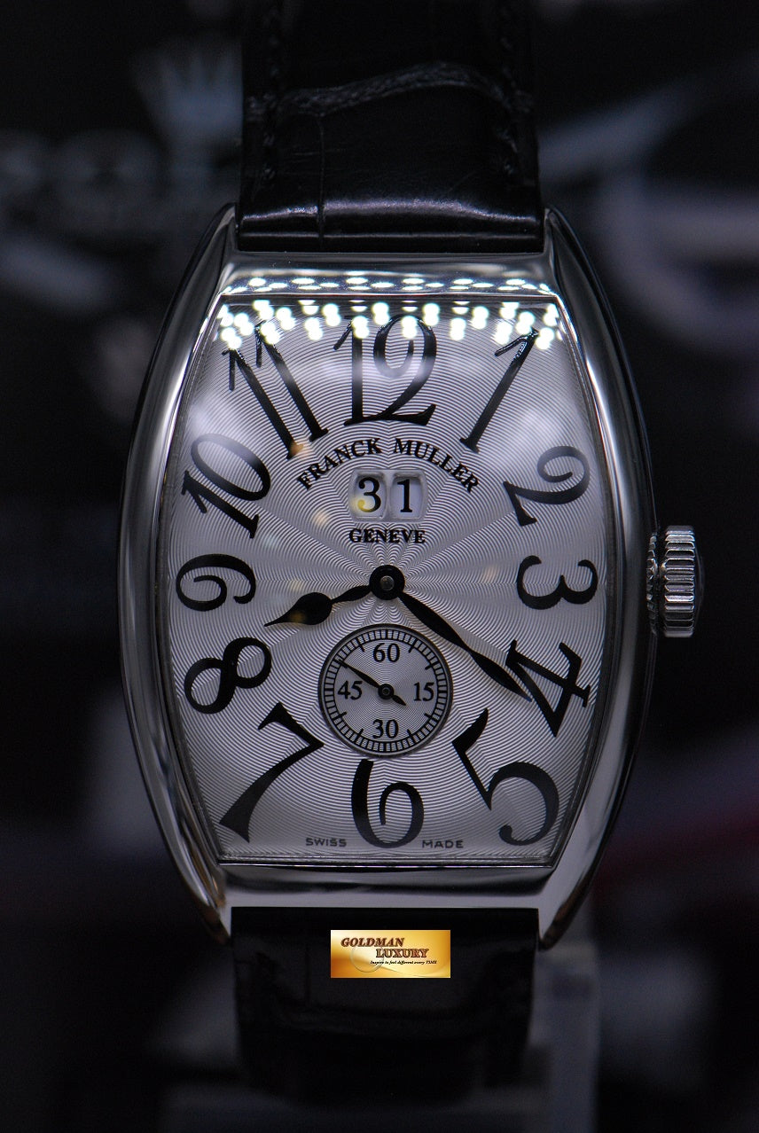 [SOLD] FRANCK MULLER CINTREE CURVEX BIG DATE SUB-SEC DIAL AUTOMATIC 6850 S6 GG (MINT)