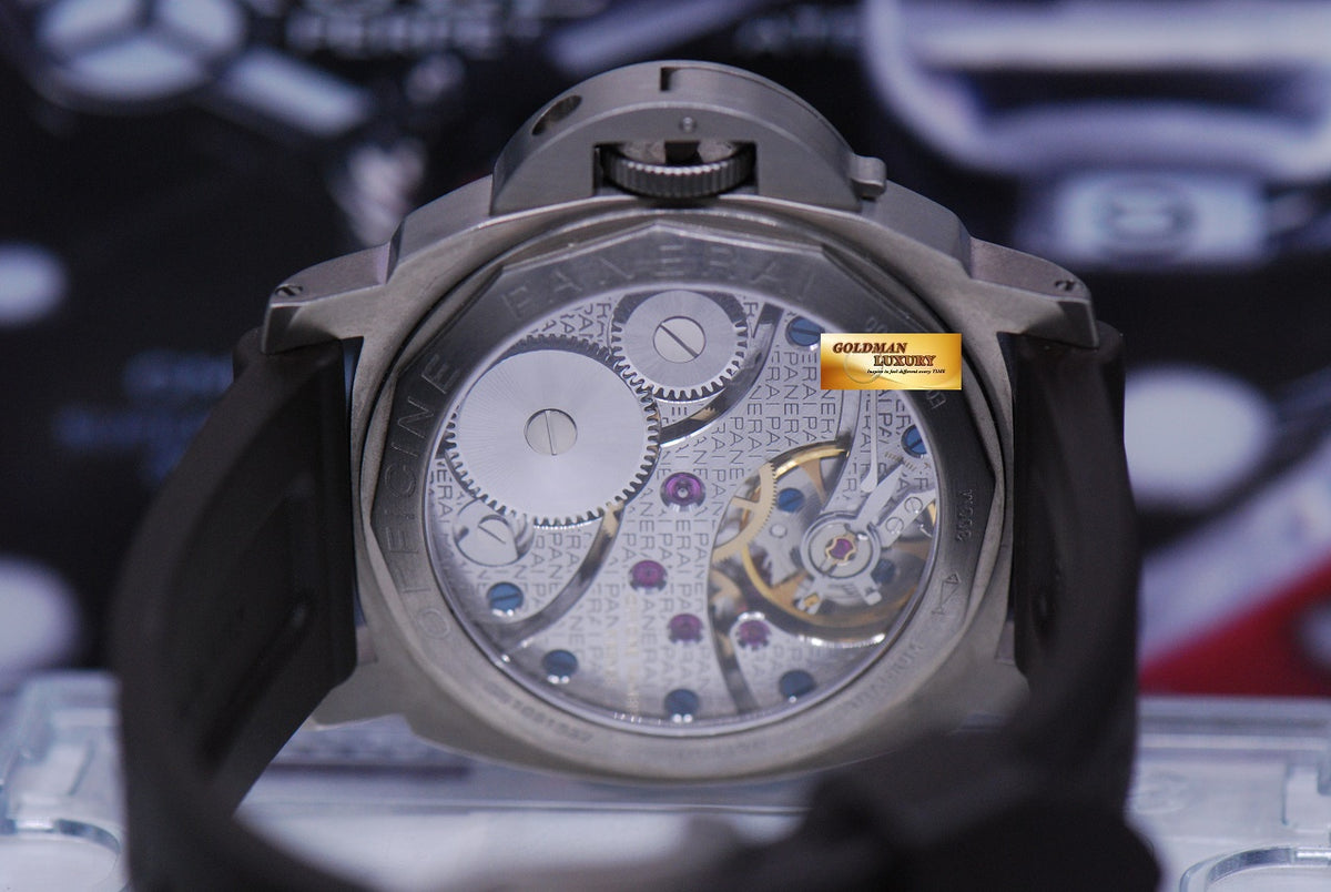 [SOLD] PANERAI LUMINOR BASE TITANIUM 44mm TOBACCO BROWN DIAL MANUAL PAM 116 RARE (MINT)