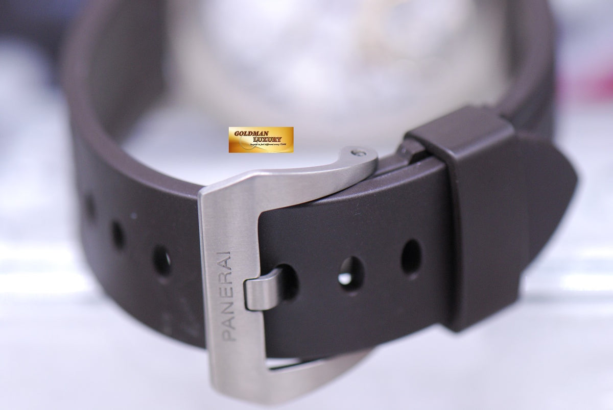 [SOLD] PANERAI LUMINOR BASE TITANIUM 44mm TOBACCO BROWN DIAL MANUAL PAM 116 RARE (MINT)