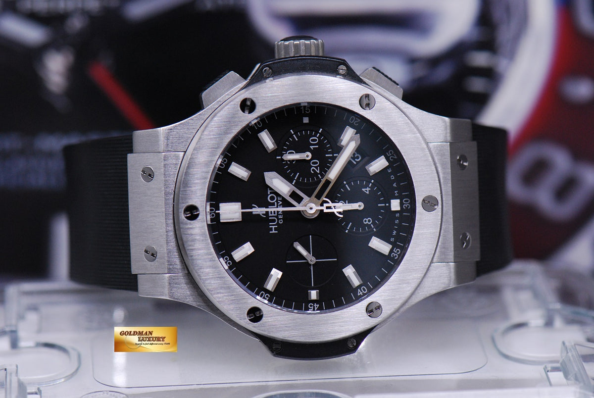 [SOLD] HUBLOT BIG BANG CHRONOGRAPH 44mm STEEL  BEZEL AUTOMATIC 301.SX.1170.RX (NEAR MINT)