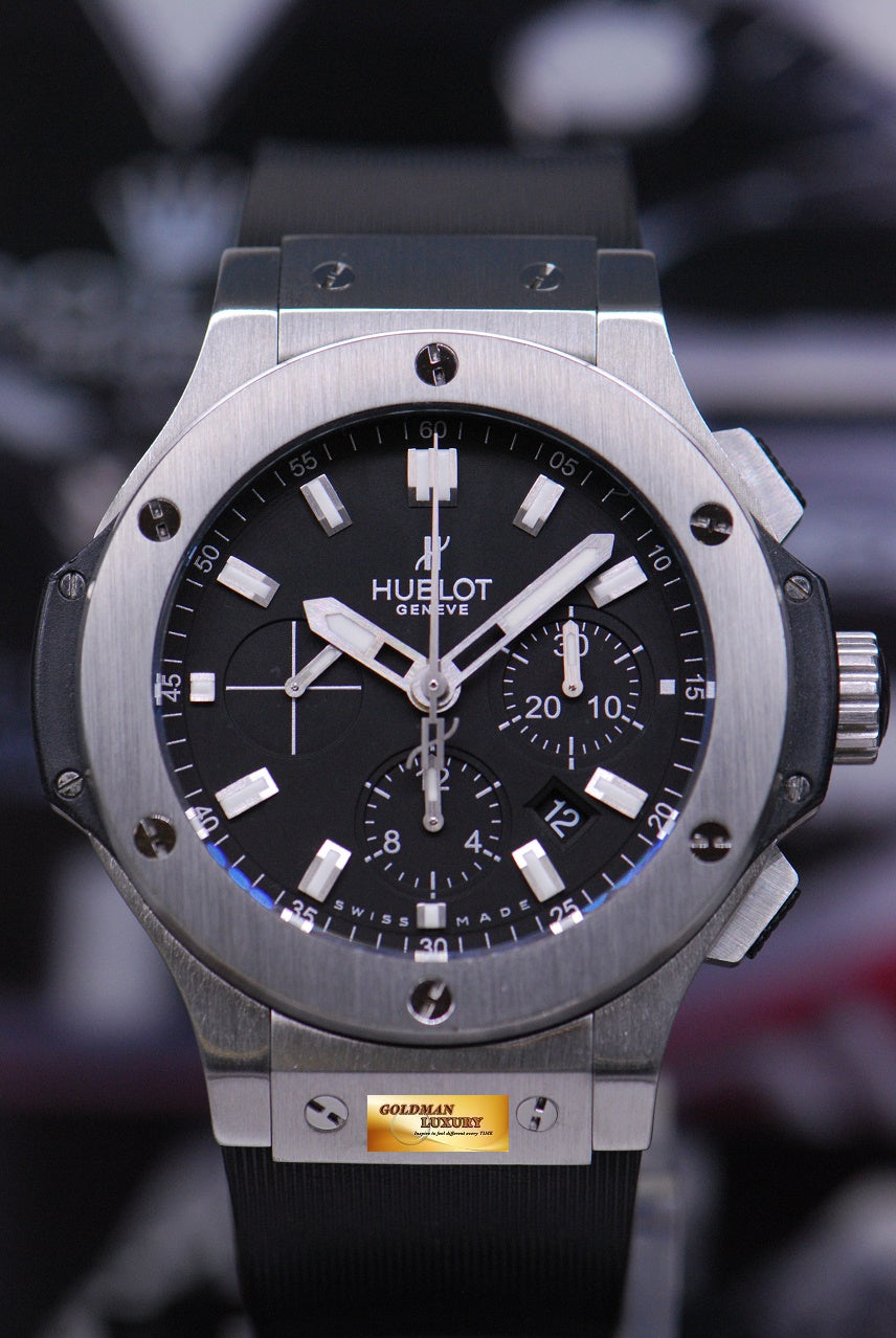 [SOLD] HUBLOT BIG BANG CHRONOGRAPH 44mm STEEL  BEZEL AUTOMATIC 301.SX.1170.RX (NEAR MINT)