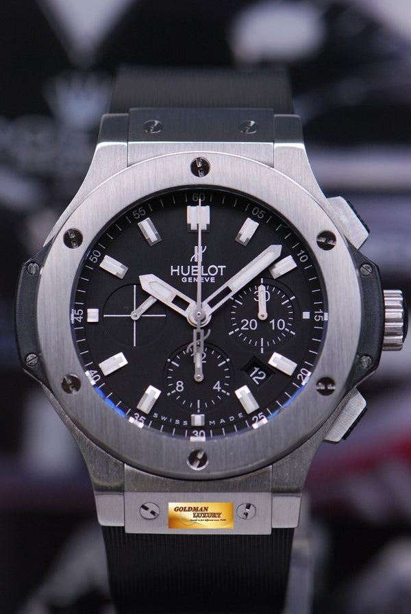 [SOLD] HUBLOT BIG BANG CHRONOGRAPH 44mm STEEL  BEZEL AUTOMATIC 301.SX.1170.RX (NEAR MINT)