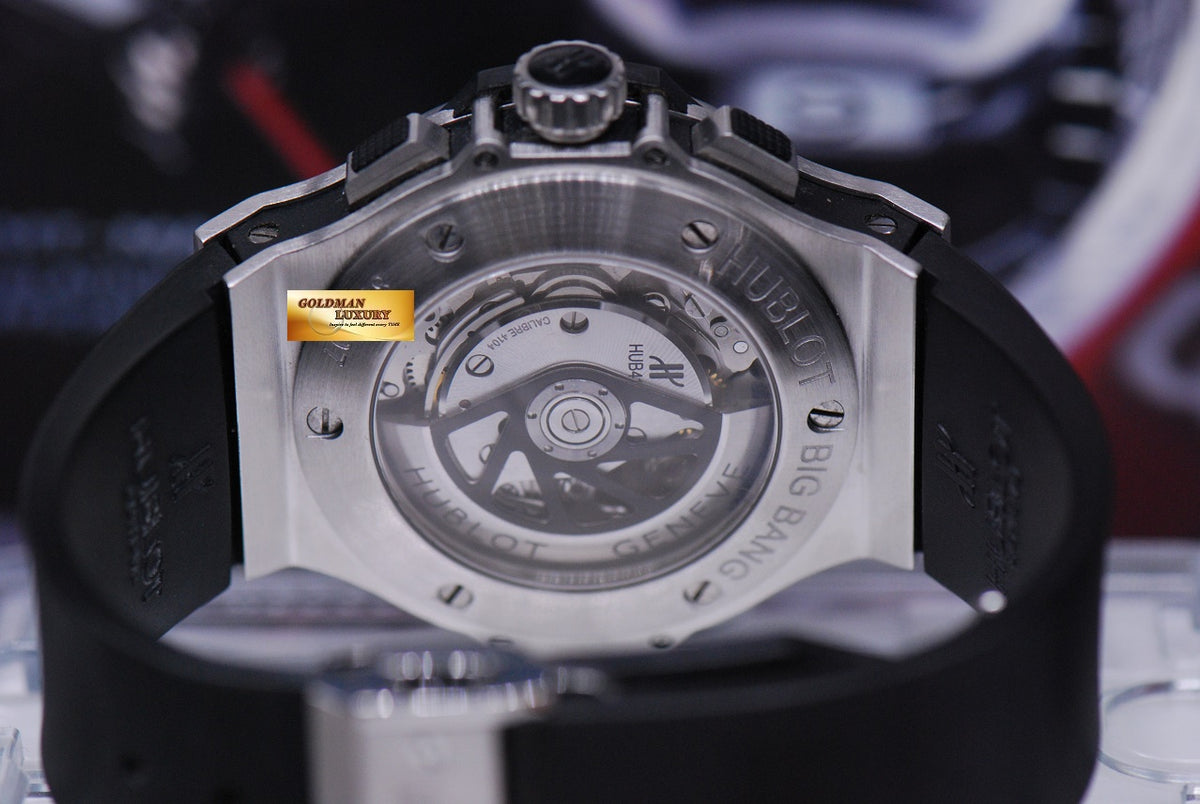 [SOLD] HUBLOT BIG BANG CHRONOGRAPH 44mm STEEL  BEZEL AUTOMATIC 301.SX.1170.RX (NEAR MINT)