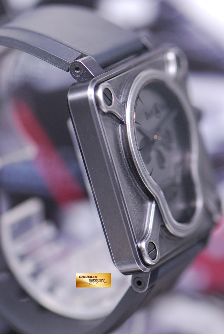 [SOLD] BELL & ROSS SKULL AIRBORNE II PVD COATED AUTOMATIC BR01-92-SAII (MINT)