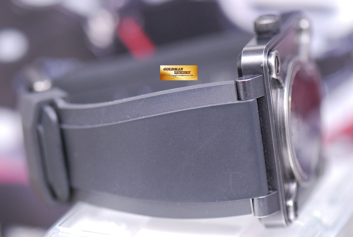 [SOLD] BELL & ROSS SKULL AIRBORNE II PVD COATED AUTOMATIC BR01-92-SAII (MINT)