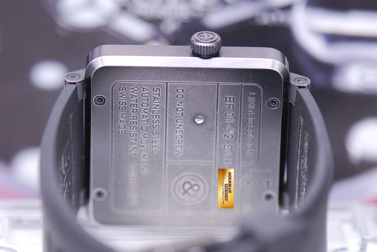 [SOLD] BELL & ROSS SKULL AIRBORNE II PVD COATED AUTOMATIC BR01-92-SAII (MINT)