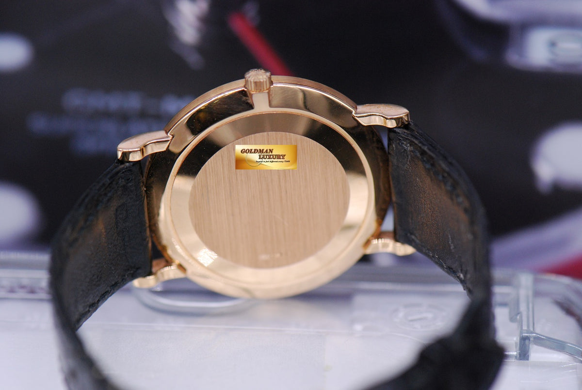 [SOLD] PATEK PHILIPPE CALATRAVA SUB-SEC ENAMEL DIAL 18K YELLOW GOLD MANUAL 3919 (NEAR MINT)