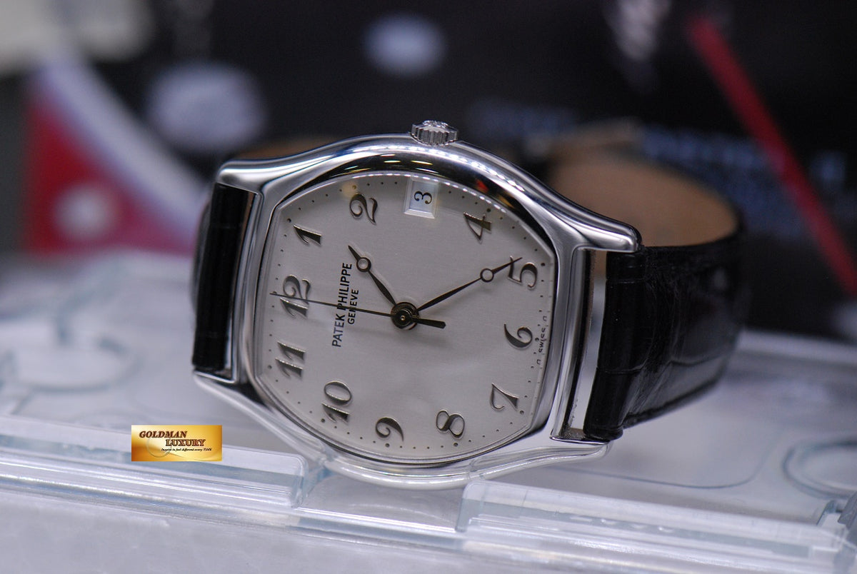[SOLD] PATEK PHILIPPE GONDOLO TONNEAU PLATINUM AUTOMATIC 5030P (MINT)