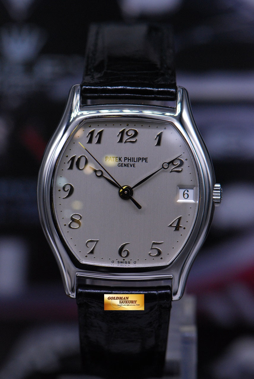 [SOLD] PATEK PHILIPPE GONDOLO TONNEAU PLATINUM AUTOMATIC 5030P (MINT)