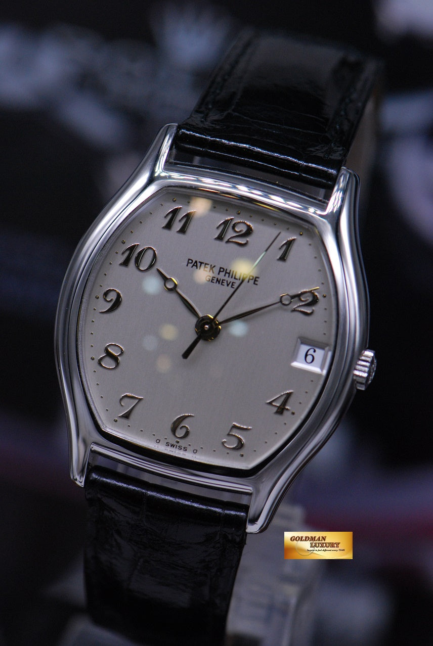 [SOLD] PATEK PHILIPPE GONDOLO TONNEAU PLATINUM AUTOMATIC 5030P (MINT)