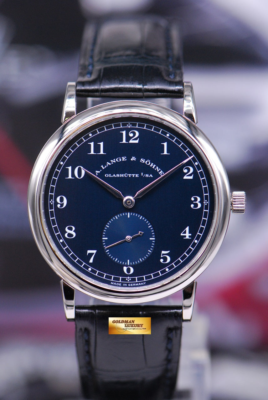 [SOLD] A.LANGE & SOHNE 1815 MECHANICAL 18K WHITE GOLD BLUE (MINT)