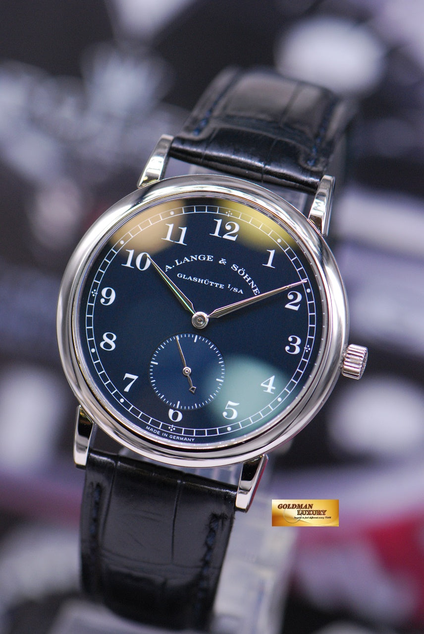 [SOLD] A.LANGE & SOHNE 1815 MECHANICAL 18K WHITE GOLD BLUE (MINT)