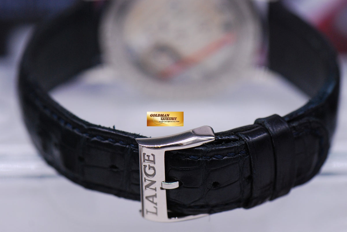 [SOLD] A.LANGE & SOHNE 1815 MECHANICAL 18K WHITE GOLD BLUE (MINT)