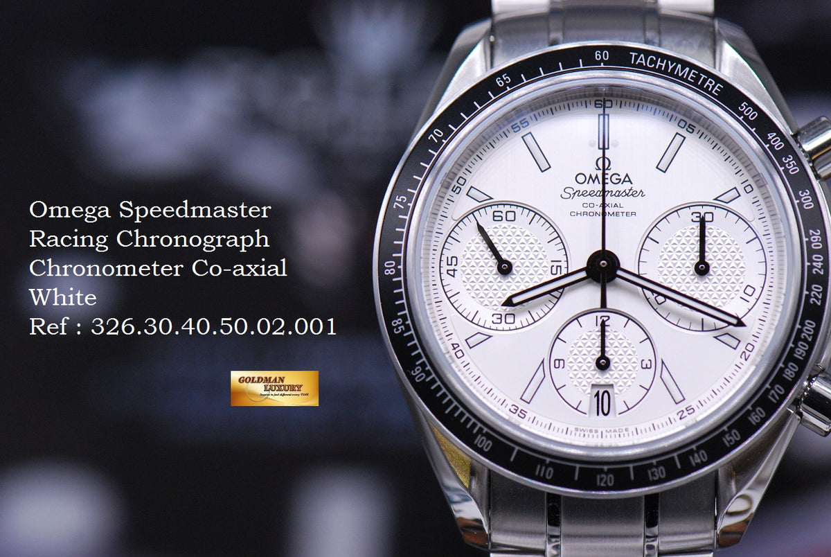 [SOLD] OMEGA SPEEDMASTER RACING CHRONOGRAPH 40mm WHITE AUTOMATIC (LNIB)