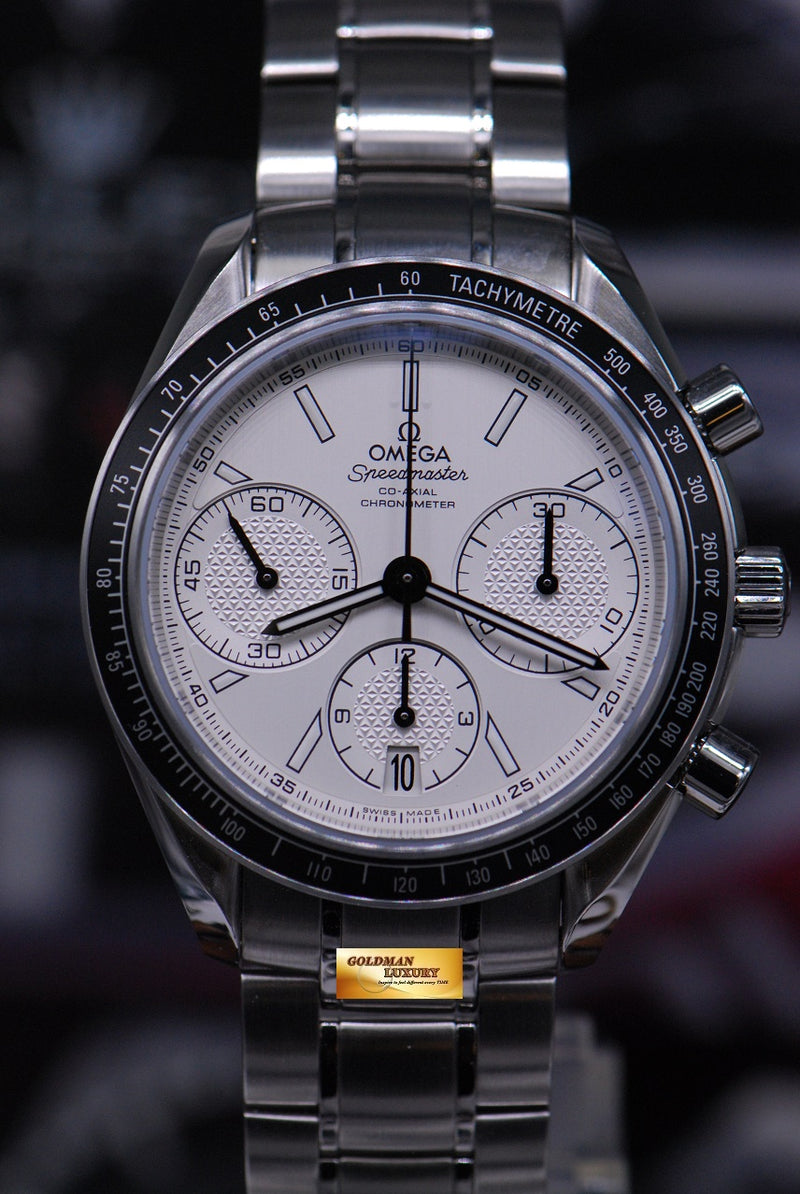Omega speedmaster racing white hot sale