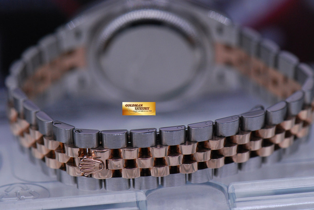 [SOLD] ROLEX OYSTER PERPETUAL DATEJUST 28mm HALF-ROSE GOLD CHOCOLATE DIAL 279161 (MINT)