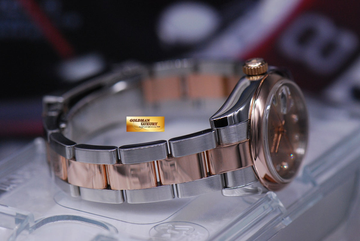 [SOLD] ROLEX OYSTER PERPETUAL DATEJUST 26mm HALF-ROSE GOLD DIAMOND DIAL 179161 (MINT)
