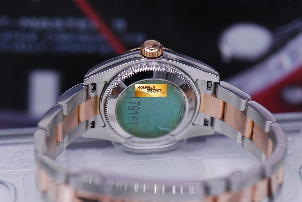 [SOLD] ROLEX OYSTER PERPETUAL DATEJUST 26mm HALF-ROSE GOLD DIAMOND DIAL 179161 (MINT)