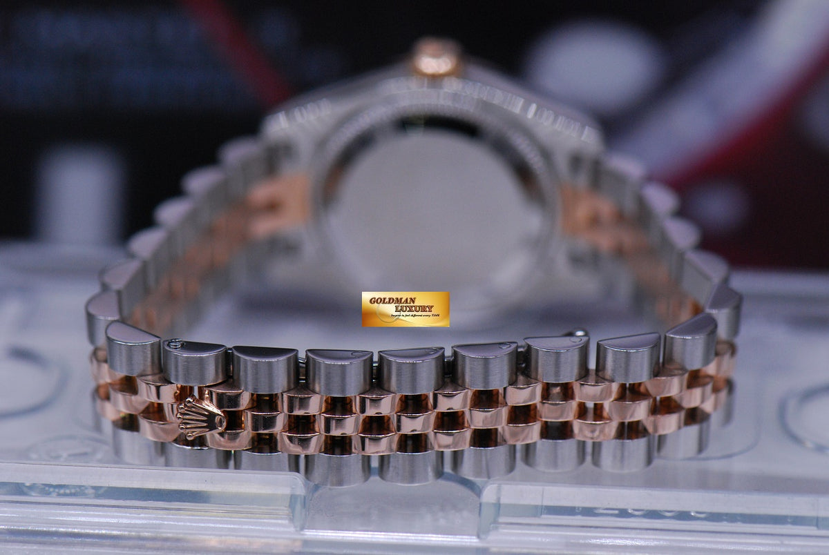 [SOLD] ROLEX OYSTER PERPETUAL DATEJUST 26mm HALF-ROSE GOLD DIAMOND DIAL 179171 (MINT)