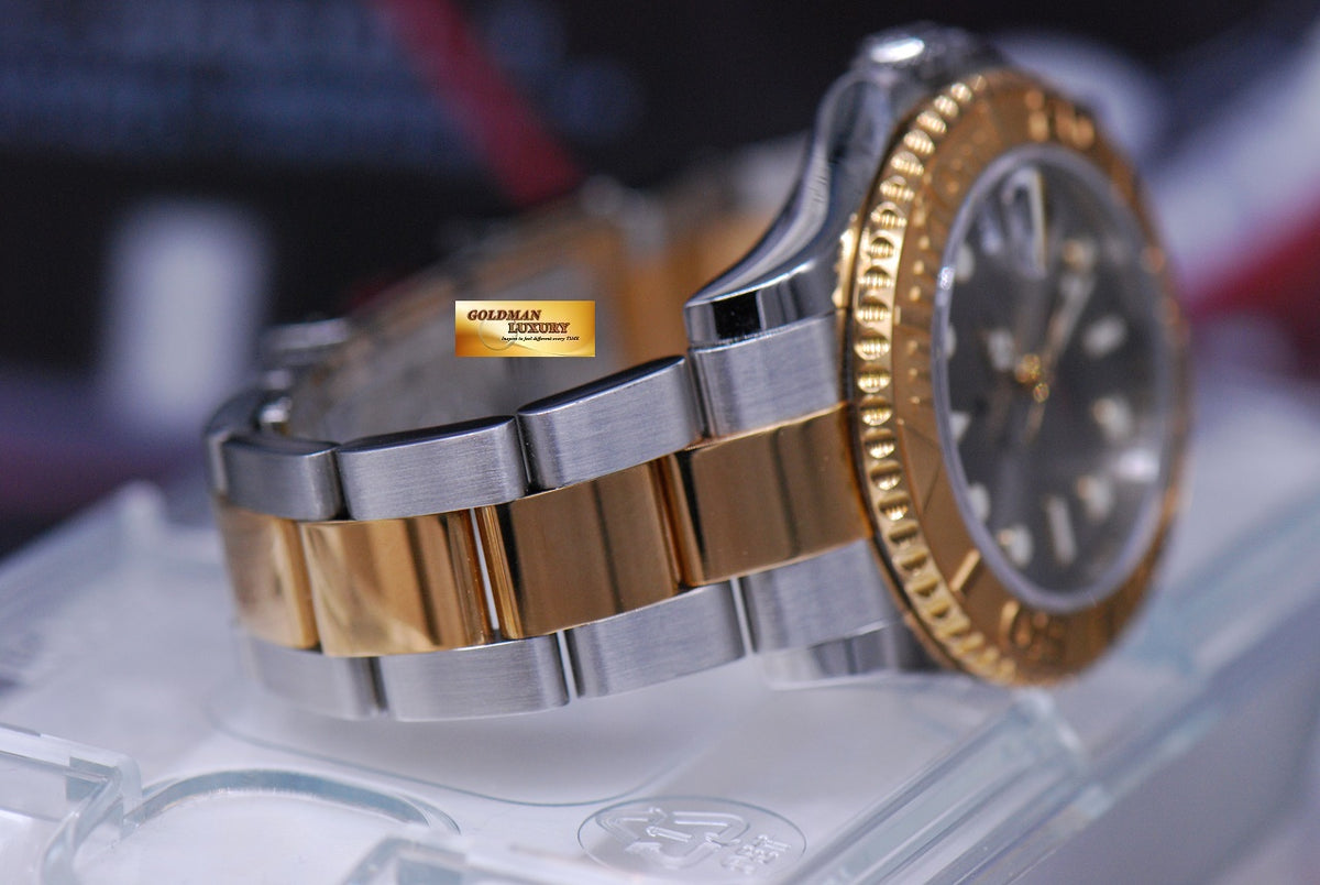 [SOLD] ROLEX OYSTER PERPETUAL YACHT-MASTER 35mm HALF-GOLD 168623 (MINT)