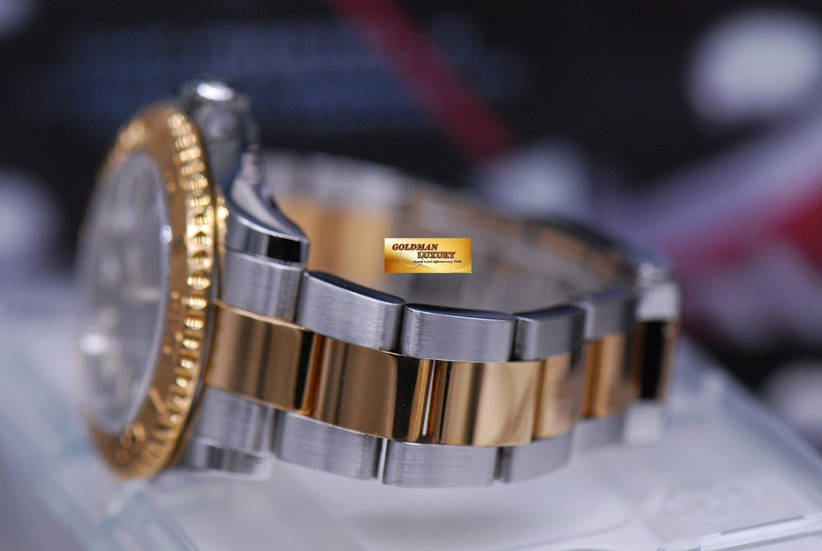 [SOLD] ROLEX OYSTER PERPETUAL YACHT-MASTER 35mm HALF-GOLD 168623 (MINT)