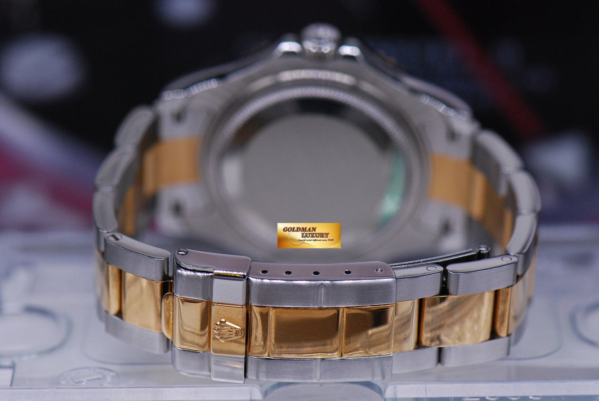 [SOLD] ROLEX OYSTER PERPETUAL YACHT-MASTER 35mm HALF-GOLD 168623 (MINT)