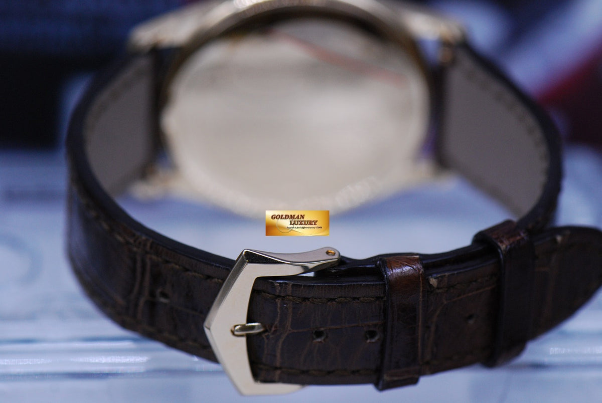 [SOLD] PATEK PHILIPPE CALATRAVA 37mm 18K YELLOW GOLD SUB-SEC DIAL MANUAL 5196J (MINT)