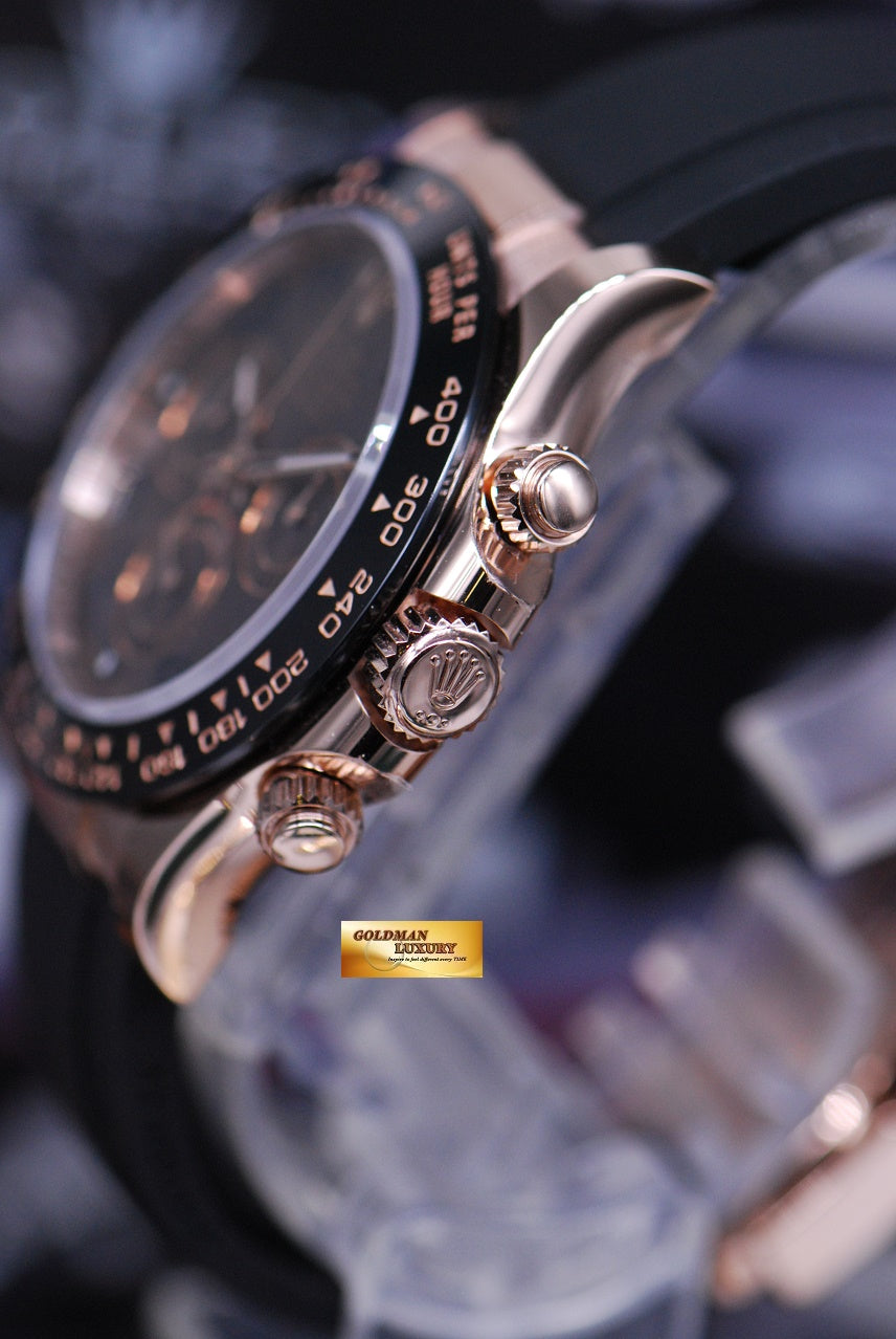 [SOLD] ROLEX OYSTER PERPETUAL DAYTONA 18K EVEROSE GOLD CHOCOLATE DIAL 116515LN (BNIB)