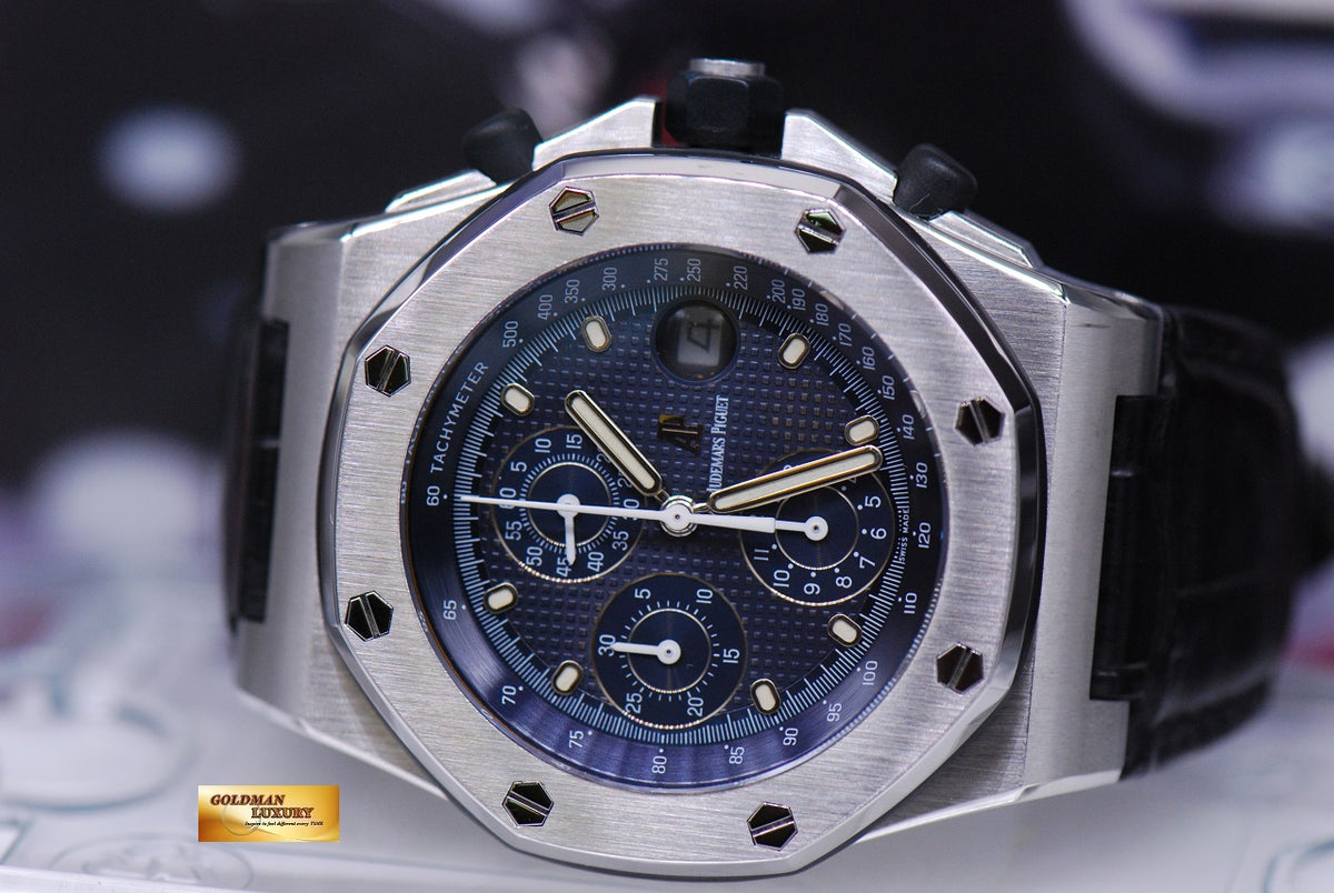 [SOLD] AUDEMARS PIGUET ROYAL OAK OFFSHORE CHRONOGRAPH BLUE 25770ST (MINT)