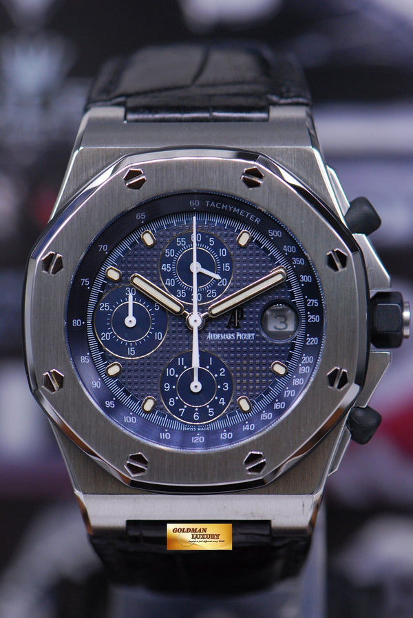 [SOLD] AUDEMARS PIGUET ROYAL OAK OFFSHORE CHRONOGRAPH BLUE 25770ST (MINT)