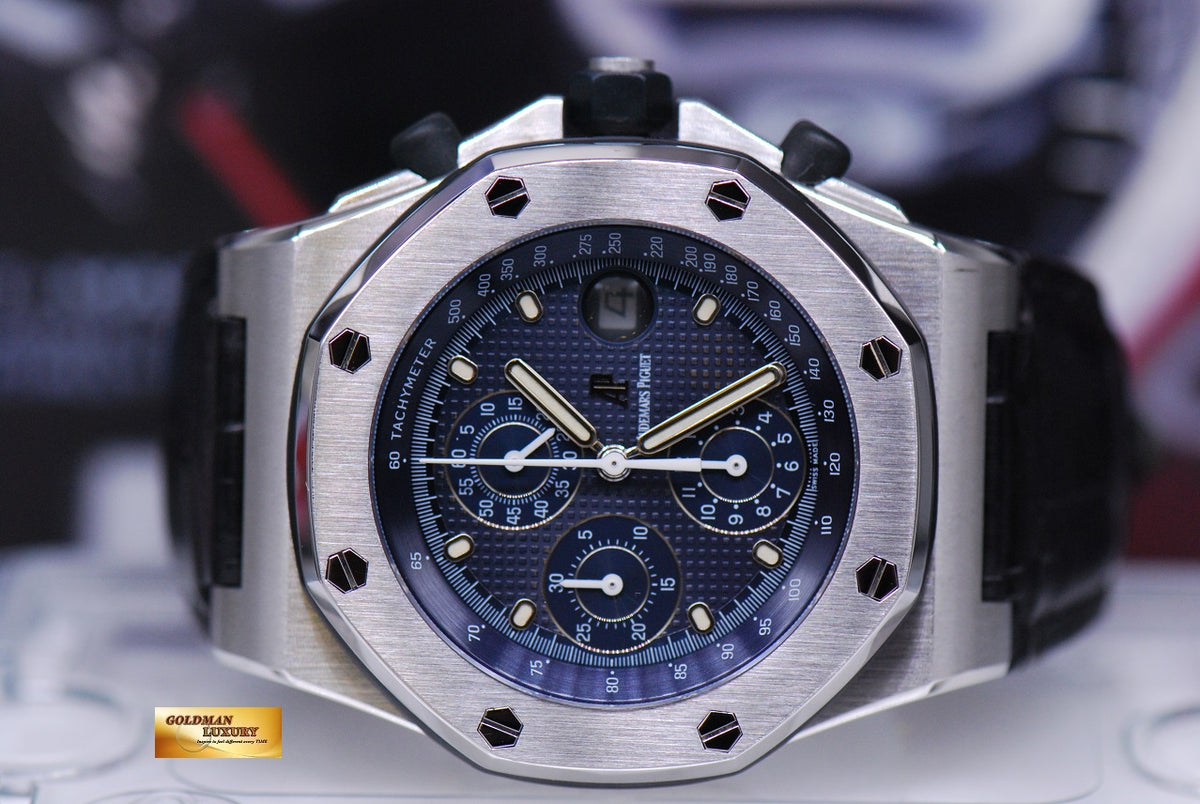 [SOLD] AUDEMARS PIGUET ROYAL OAK OFFSHORE CHRONOGRAPH BLUE 25770ST (MINT)