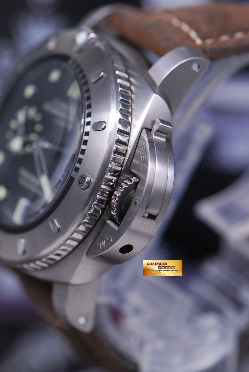 [SOLD] PANERAI LUMINOR SUBMERSIBLE 47mm TITANIUM 2500M AUTOMATIC PAM 364 (MINT)