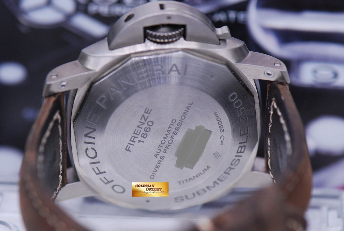 [SOLD] PANERAI LUMINOR SUBMERSIBLE 47mm TITANIUM 2500M AUTOMATIC PAM 364 (MINT)