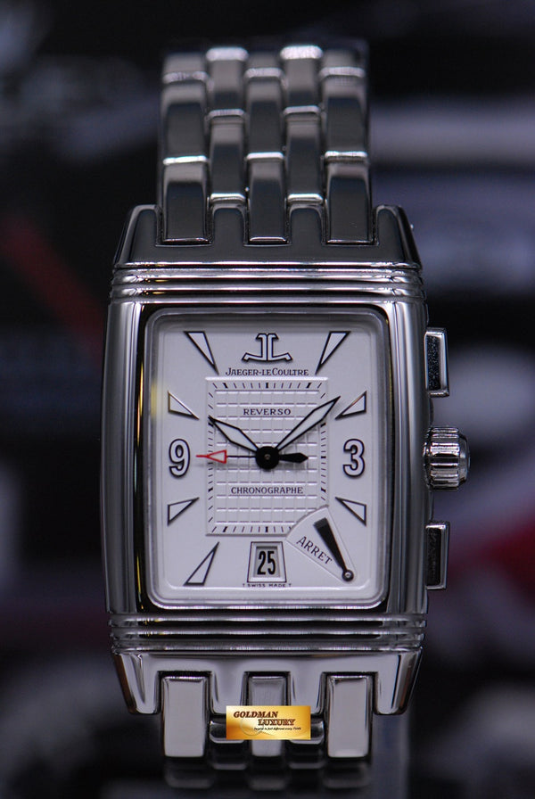 [SOLD] JLC REVERSO GRAN SPORT CHRONOGRAPH SS BRACELET AUTOMATIC 295.8.59 (MINT)