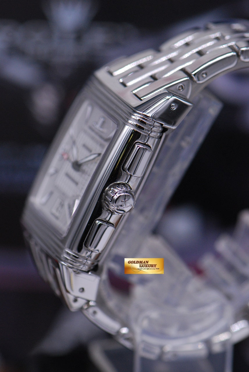 [SOLD] JLC REVERSO GRAN SPORT CHRONOGRAPH SS BRACELET AUTOMATIC 295.8.59 (MINT)