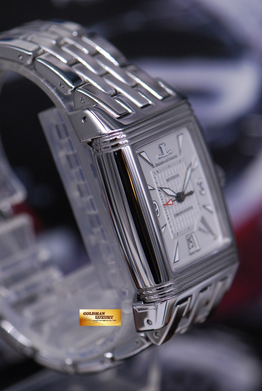 [SOLD] JLC REVERSO GRAN SPORT CHRONOGRAPH SS BRACELET AUTOMATIC 295.8.59 (MINT)