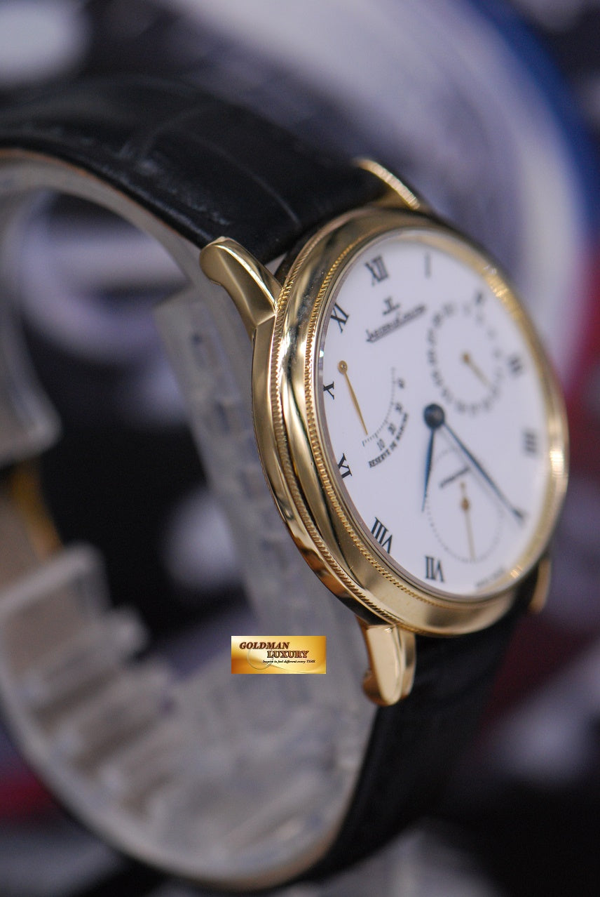 [SOLD] JLC GENTILHOMME RESERVE De MARCHE 18K YELLOW GOLD AUTOMATIC 155.1.93 (MINT)