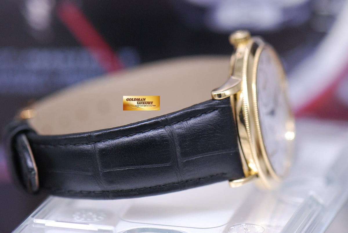 [SOLD] JLC GENTILHOMME RESERVE De MARCHE 18K YELLOW GOLD AUTOMATIC 155.1.93 (MINT)