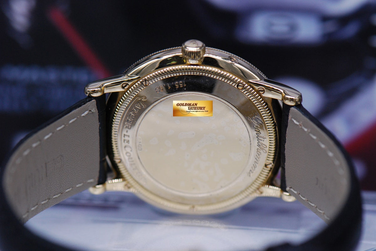 [SOLD] JLC GENTILHOMME RESERVE De MARCHE 18K YELLOW GOLD AUTOMATIC 155.1.93 (MINT)