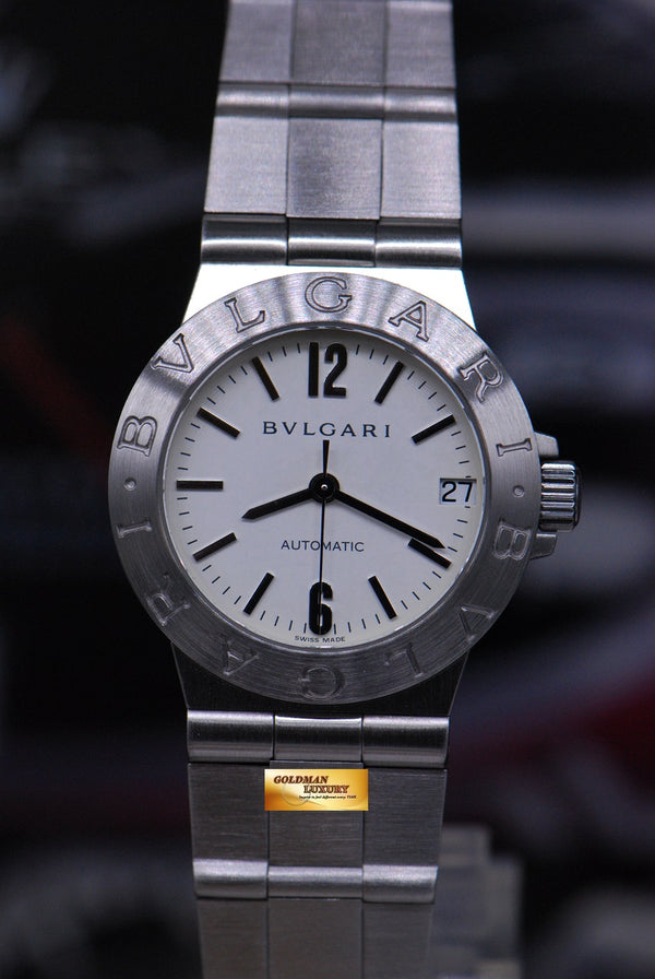 [SOLD] BVLGARI DIAGONO LADIES 29mm WHITE AUTOMATIC LCV 29S (MINT)