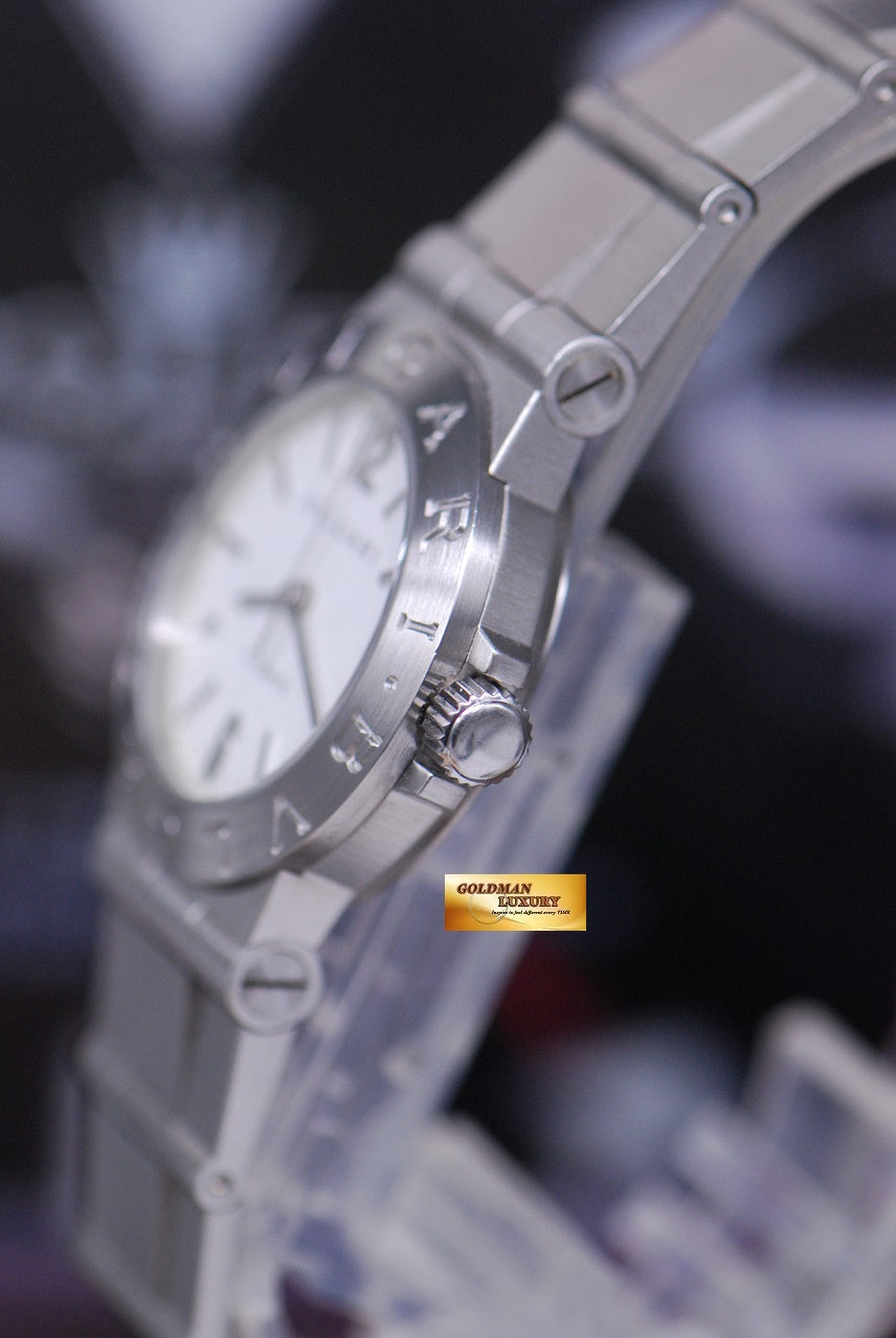 [SOLD] BVLGARI DIAGONO LADIES 29mm WHITE AUTOMATIC LCV 29S (MINT)