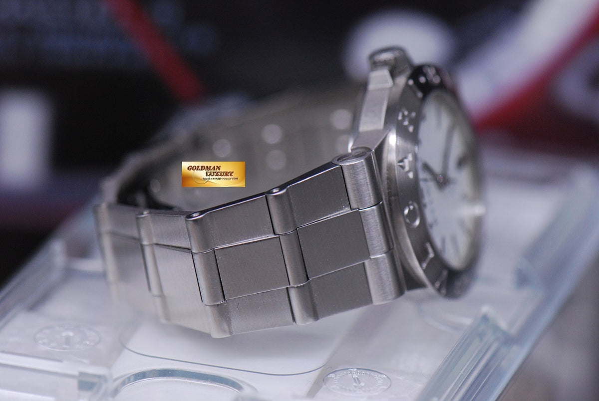 [SOLD] BVLGARI DIAGONO LADIES 29mm WHITE AUTOMATIC LCV 29S (MINT)