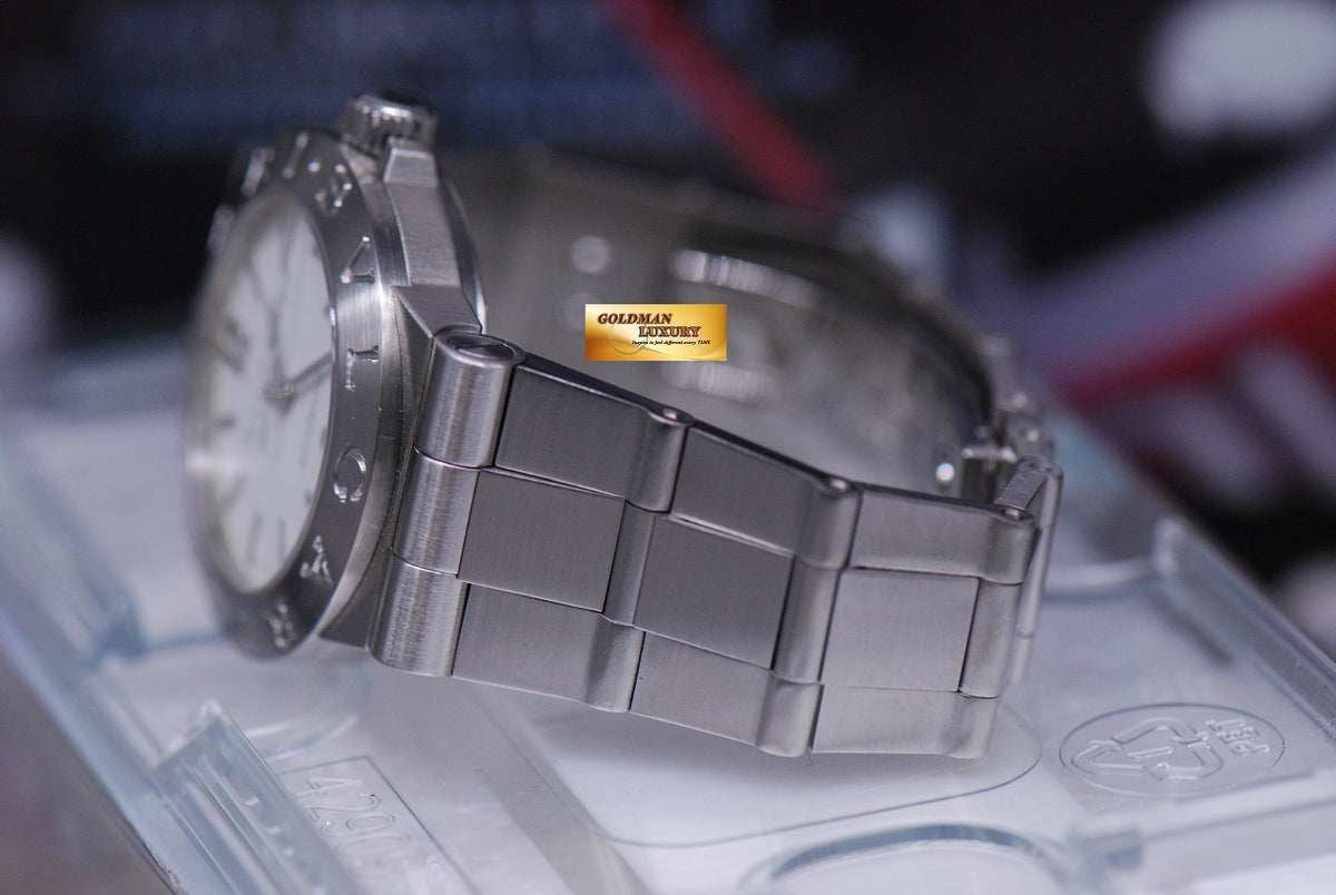 [SOLD] BVLGARI DIAGONO LADIES 29mm WHITE AUTOMATIC LCV 29S (MINT)