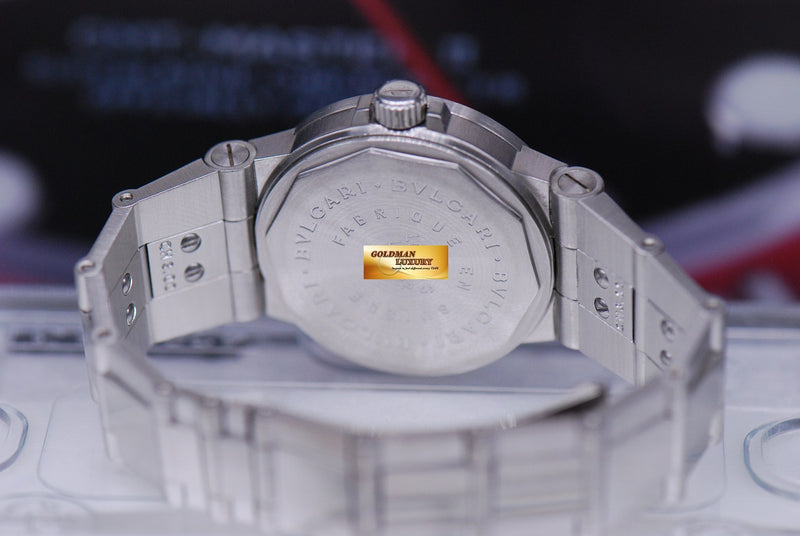 SOLD BVLGARI DIAGONO LADIES 29mm WHITE AUTOMATIC LCV 29S MINT
