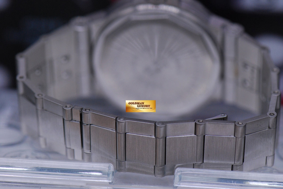 [SOLD] BVLGARI DIAGONO MENS 38mm BLACK AUTOMATIC SD 38S (MINT)