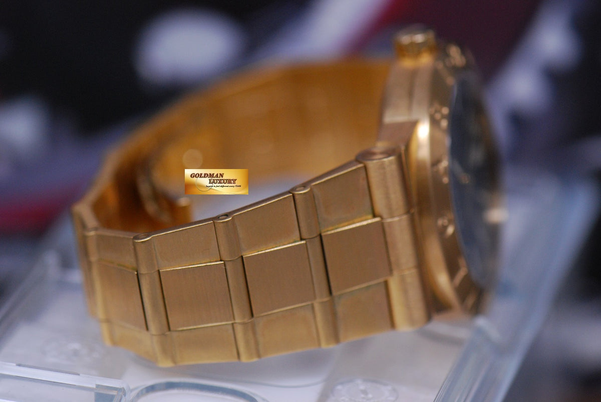 [SOLD] BVLGARI DIAGONO MENS 35mm 18K YELLOW GOLD AUTOMATIC LC 35G (MINT)