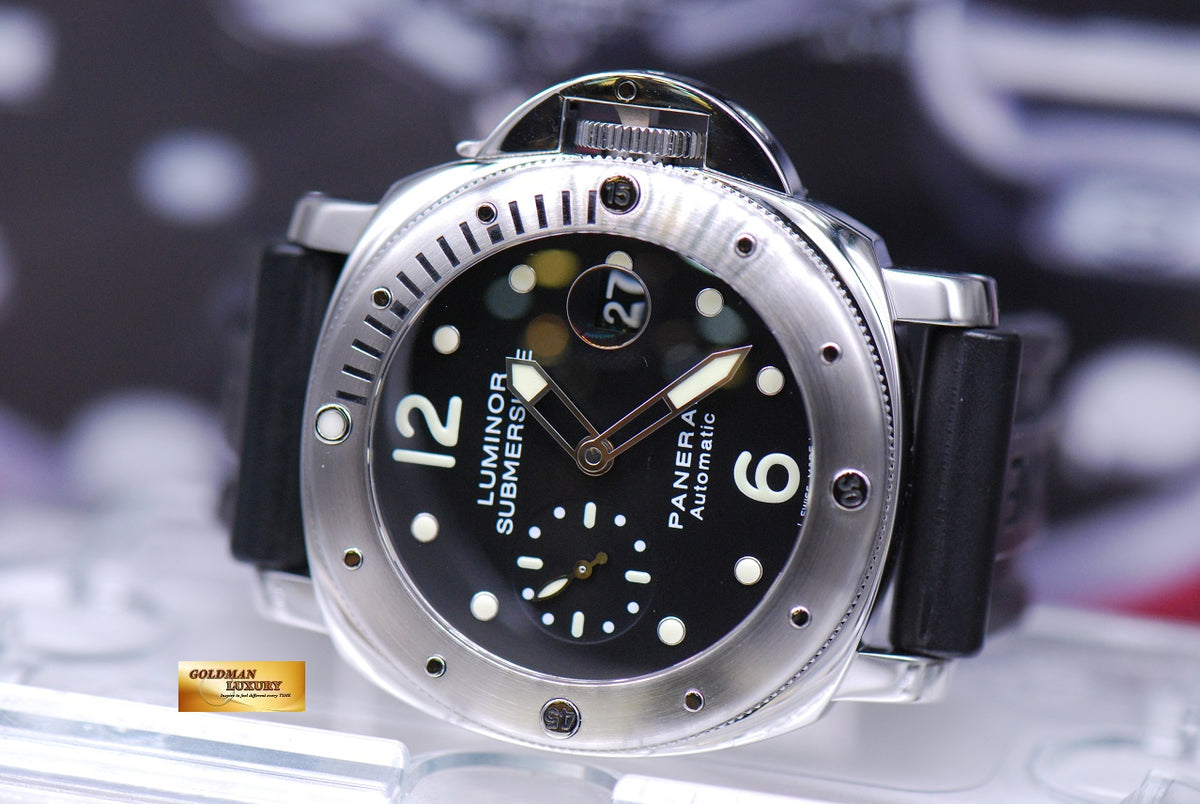 [SOLD] PANERAI LUMINOR SUBMERSIBLE 44mm STAINLESS STEEL AUTOMATIC PAM 24 (MINT)
