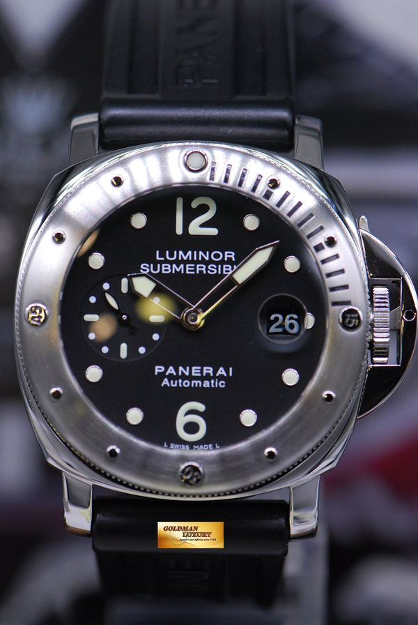 [SOLD] PANERAI LUMINOR SUBMERSIBLE 44mm STAINLESS STEEL AUTOMATIC PAM 24 (MINT)
